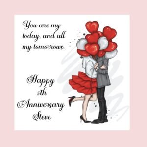 PERSONALISED HUSBAND HAPPY ANNIVERSARY CARD LOVE 1ST 2ND 5TH 10TH 15TH 20TH 30TH