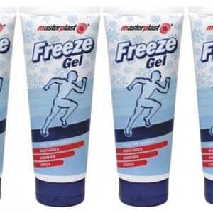 4 x Masterplast Freeze Gel Soothes Cools Massages Aching Muscles Relief 170ML