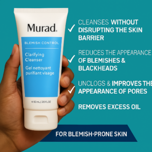 Murad Blemish Control Clarifying Cleanser Gel Nettoyant Purifiant Visage 60ml
