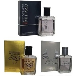 3 X Men's Perfume Milano Man scent Fragrance Eau de Toilette Men Christmas Gift