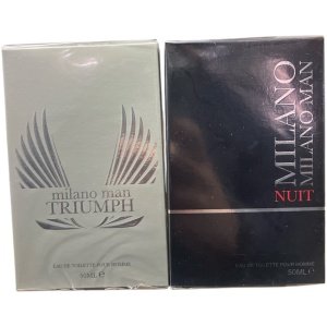 MILANO MAN NUIT & MILANO TRIUMPH Eau De Toilette 50ML for Valentine?s Gift