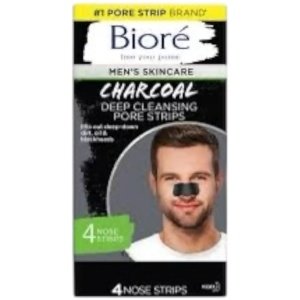 New Biore Charcoal Deep Cleansing Pore Strips. Includes 4 Nose Strips UK Stock