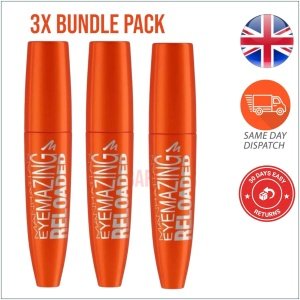 3x Eyemazing Reloaded Mascara Black Manhattan Scandaleyes Extreme Volume 001