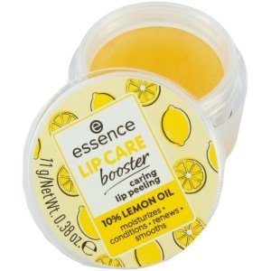 2x Essence Lip Care Booster Caring Lip Peeling, 10% Lemon Oil Moisturizes 11g