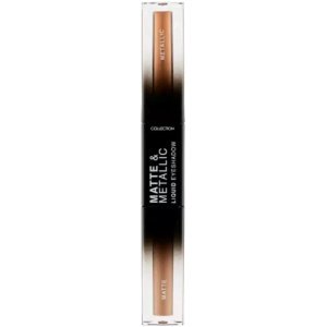 Collection Matte & Metallic Liquid Eyeshadow ROOF, TAUPE BAR & SKYLINE Long-Last