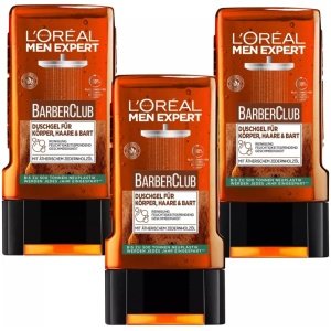 Loreal Men Expert Barber Club Shower Gel 250mL x 6 Face, Body, Beard, Hair UK