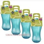 Tommee Tippee Sports Bottle 12m + 300ml  - BLUE - 4 PACK