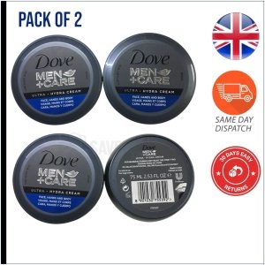 Men's skin care Dove Men Ultra Care Hydra Cream 75 ml X 2 FACE HAND & BODY GIFTS