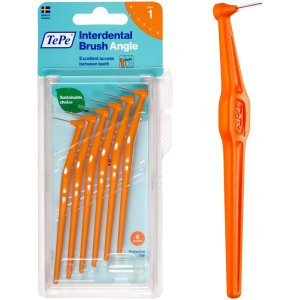 TePe Angle Orange 0.45mm Interdental Brush - Pack of 6 Brushes