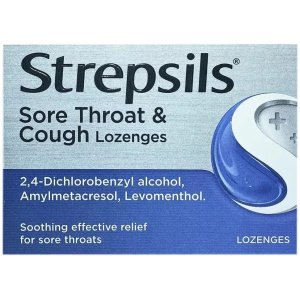 STREPSILS SORE THROAT & COUGH 16LOZENGES