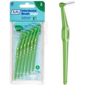TePe Angle Green 0.8mm Interdental Brush - Pack of 6 Brushes