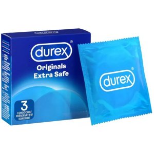 2x Durex Condoms - Extra Safe - Lubricated Thick Latex Condom 3