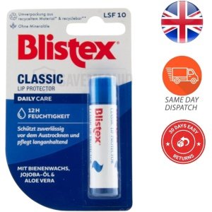Blistex - Classic Care Lip Balm Protector - Daily Care -LSF 10 - 4.5 g Free P&P