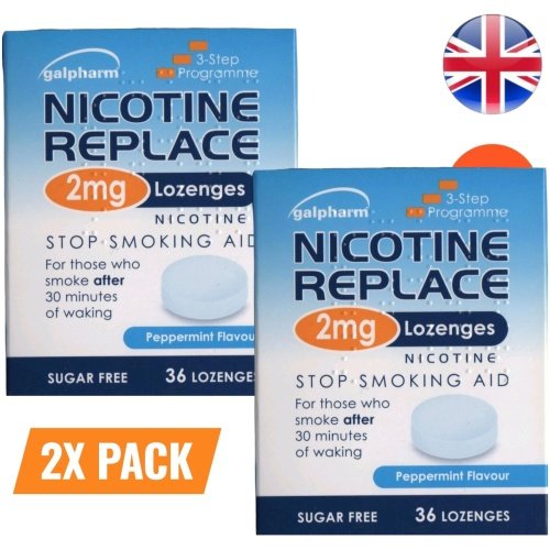2x36 Nicotine Replace 2mg 72 Lozenges