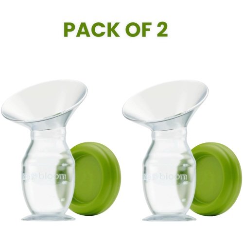 Silicone manual breast pump