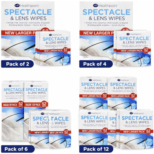 Healthpoint Lens Wipes Extra Value Pack